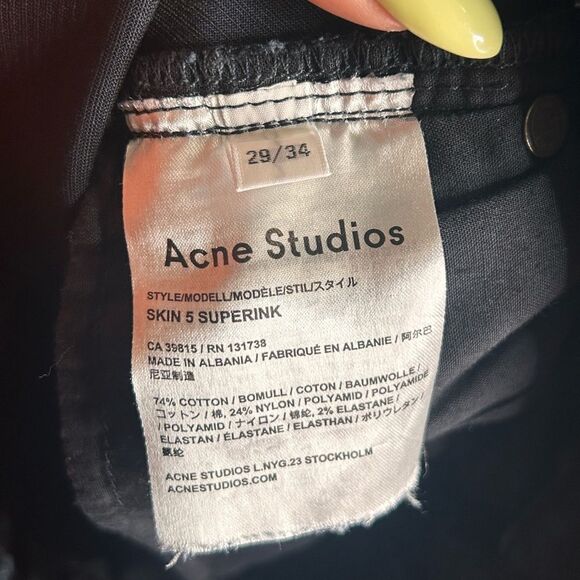 Acne Studios Skin 5 Skinny Jeans - Picture 5 of 6